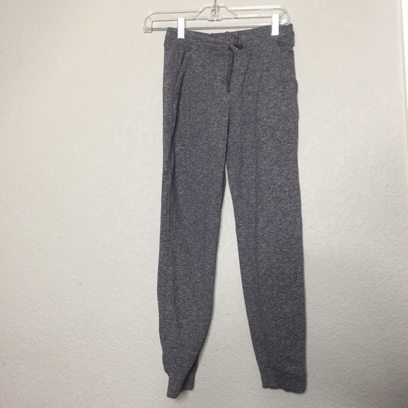 Lululemon Ivivva Gray Heathered Joggers SZ 12